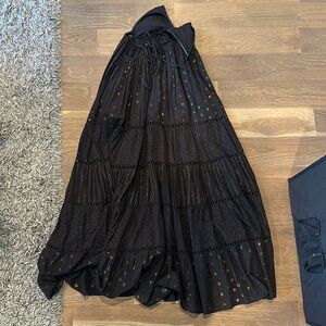 PQ Swimwear Biarritz Low Back Maxi Dress in Night